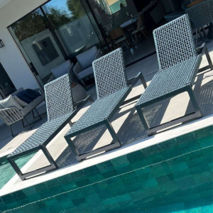 Espreguicadeira de fibra sintética - Milão