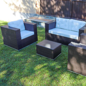 Jogo de Sofá em Fibra Sintética