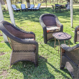 Conjunto de Fibra Sintética para Área Externa Caribe - Conforto e Sofisticação