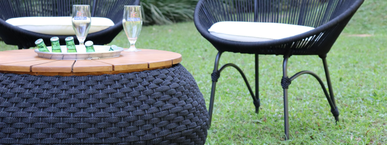 Móveis para Áreas Externas Pequenas.