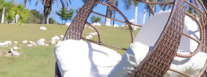 Cadeira de balanço ao ar livre!