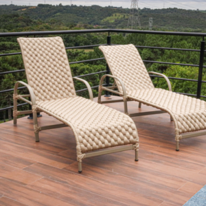 Espreguiçadeira em Trico Náutico