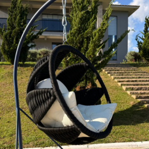 Balanço Tricô com suporte - Suporte de Alumínio